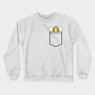 Guardian Angel in Your Pocket Crewneck Sweatshirt